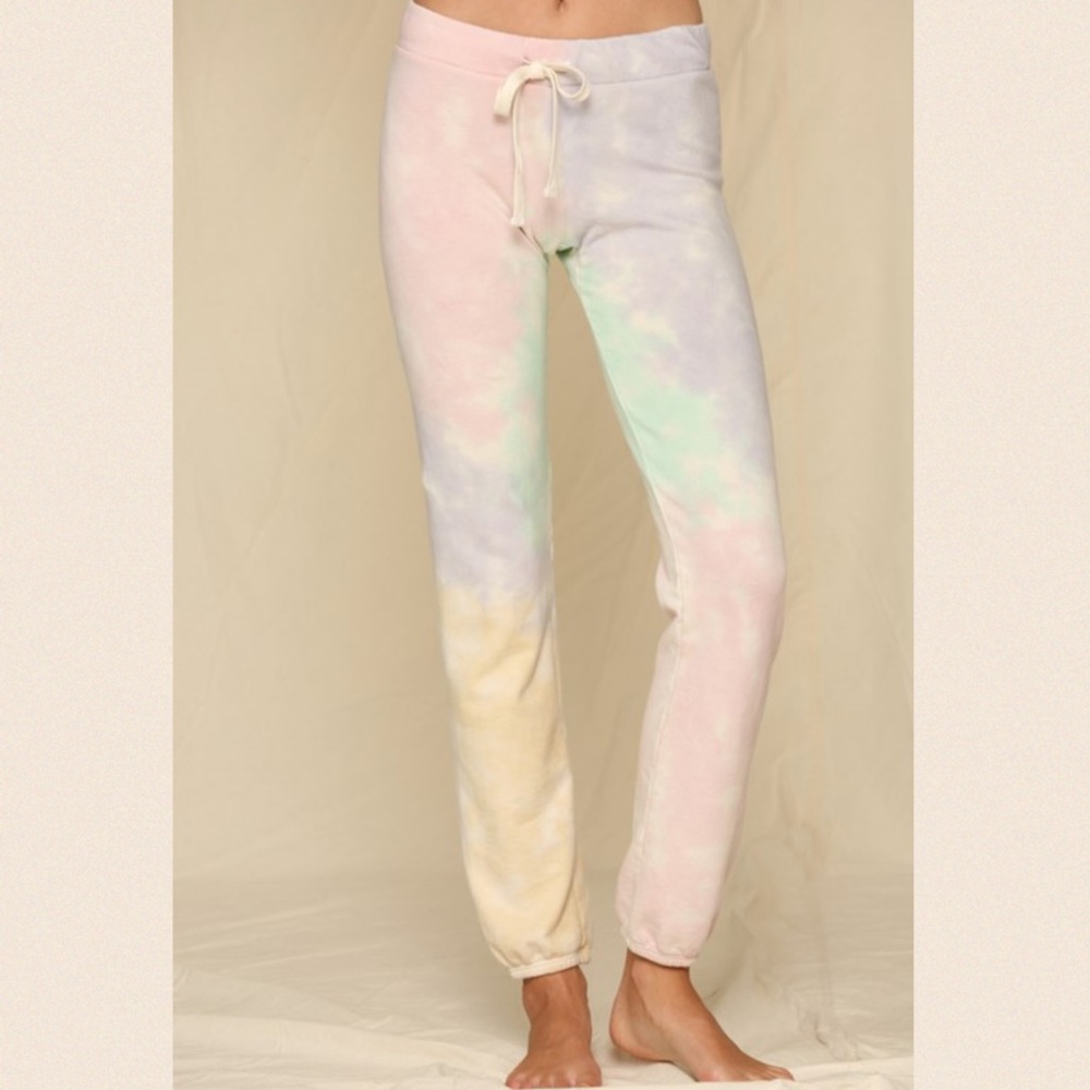 New! Pastel Cloud Tie Dye Soft Sweatpants